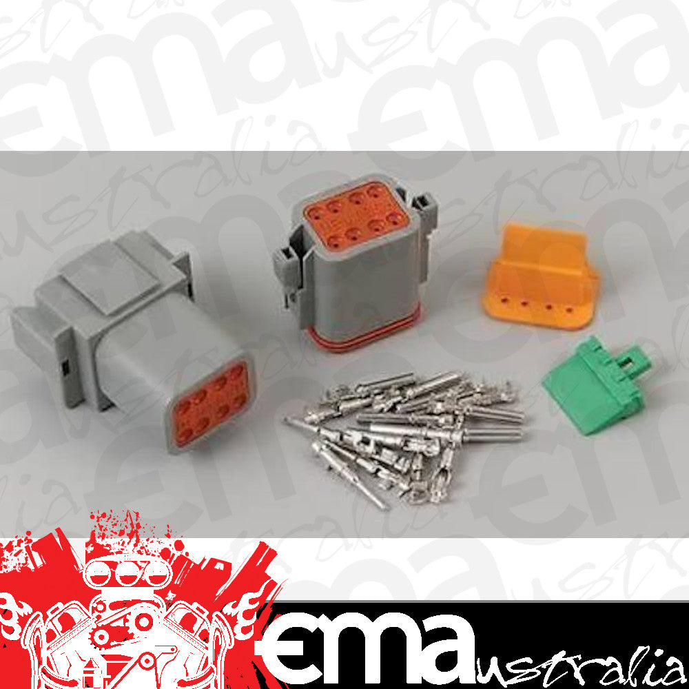 MSD Ignition MSD8185 Deutsch Connector Dt Series 8 Pin 16 Gauge 1 Male 1 Female