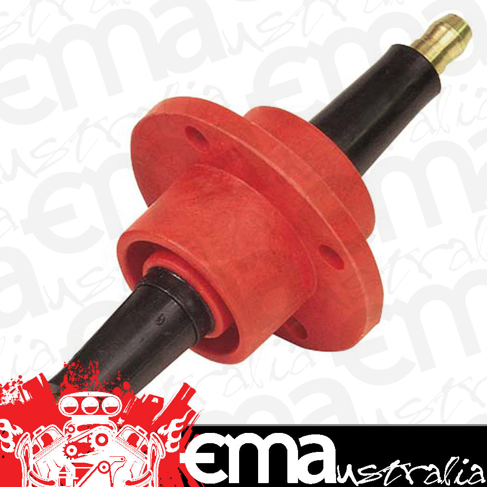 MSD Ignition MSD8211 Firewall Feed Thru Red Male HEI Post 1" Hole Required