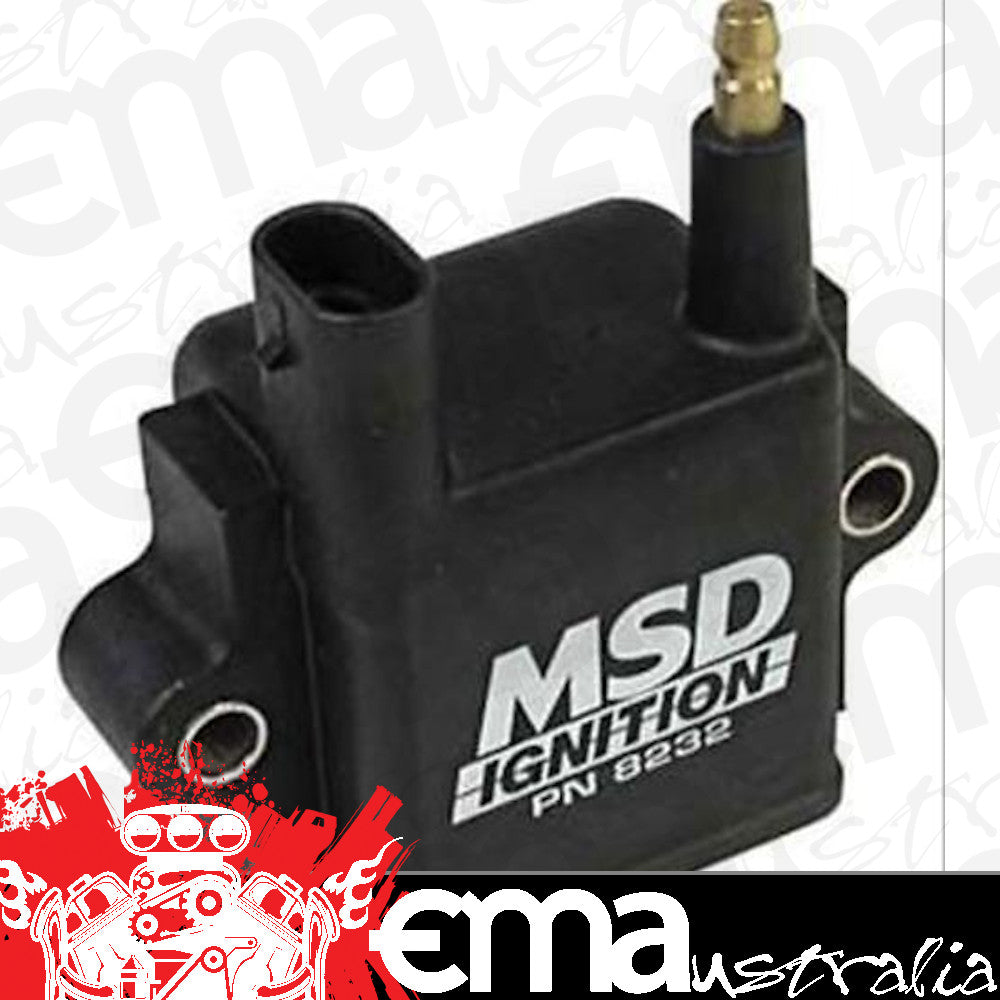 MSD Ignition | MSD8232 | Replacement CPC Single Tower Coil 43000 Volts Black