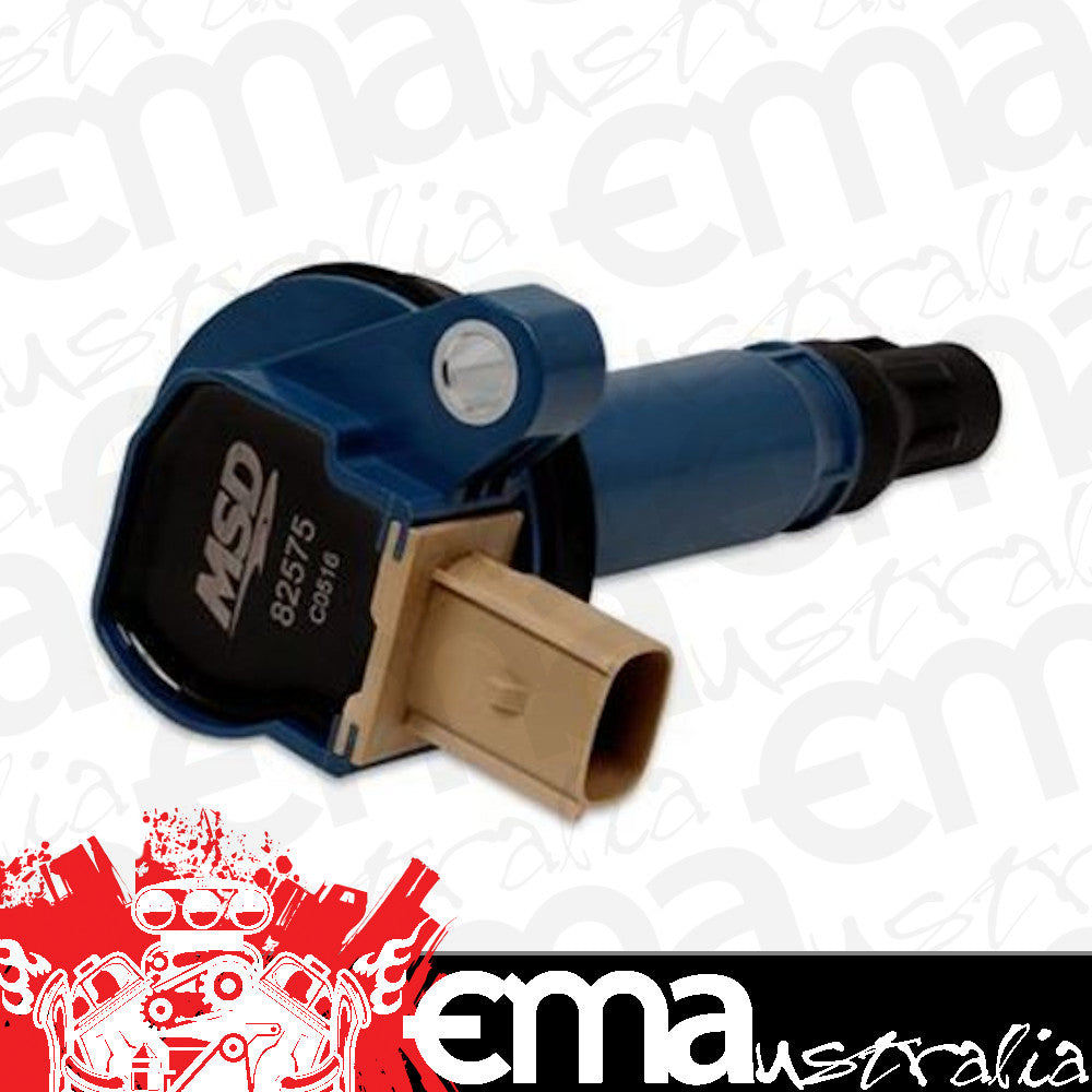 MSD Ignition MSD82575 Coil Blue Ford Eco-Boost 3.5L V6 Single