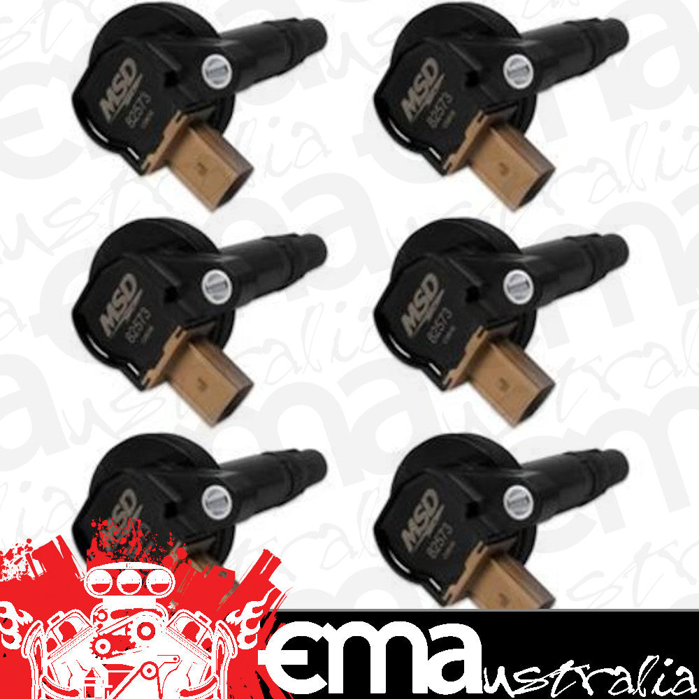 MSD Ignition MSD825763 Coil Black Ford Eco-Boost 3.5L V6 6-Pk