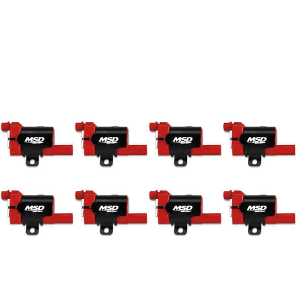 MSD Ignition MSD82638 Ignition Coil Single Set Of 8 GM Ls-Series Truck 99-07