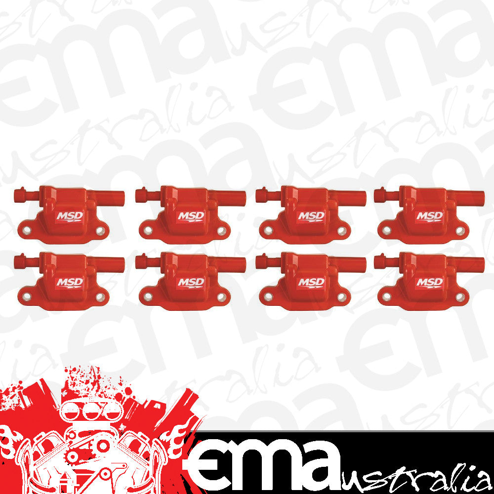 MSD Ignition MSD82658 Blaster Ignition Coil Set suit GM Ls2/Ls3/Ls4/Ls7/Ls9 Set Of 8