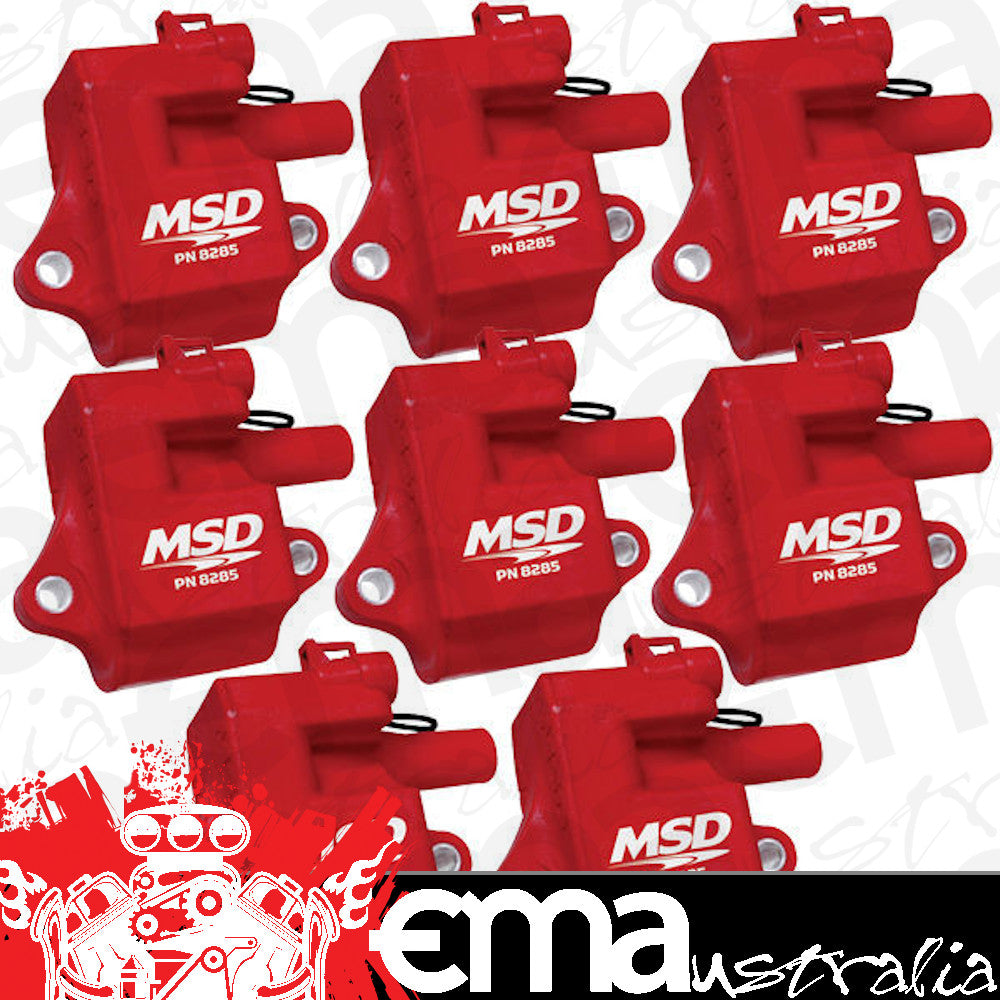 MSD Ignition MSD82858 Multiple Spark Ignition Coil Kit Chev/Holden Ls1/Ls6 Set Of 8