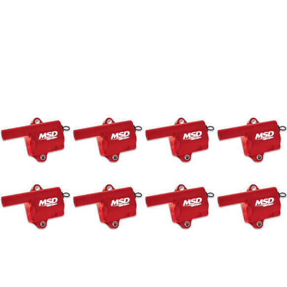 MSD Ignition MSD82868 Pro Power Ignition Coil Set GM Ls-Series Truck 99-07