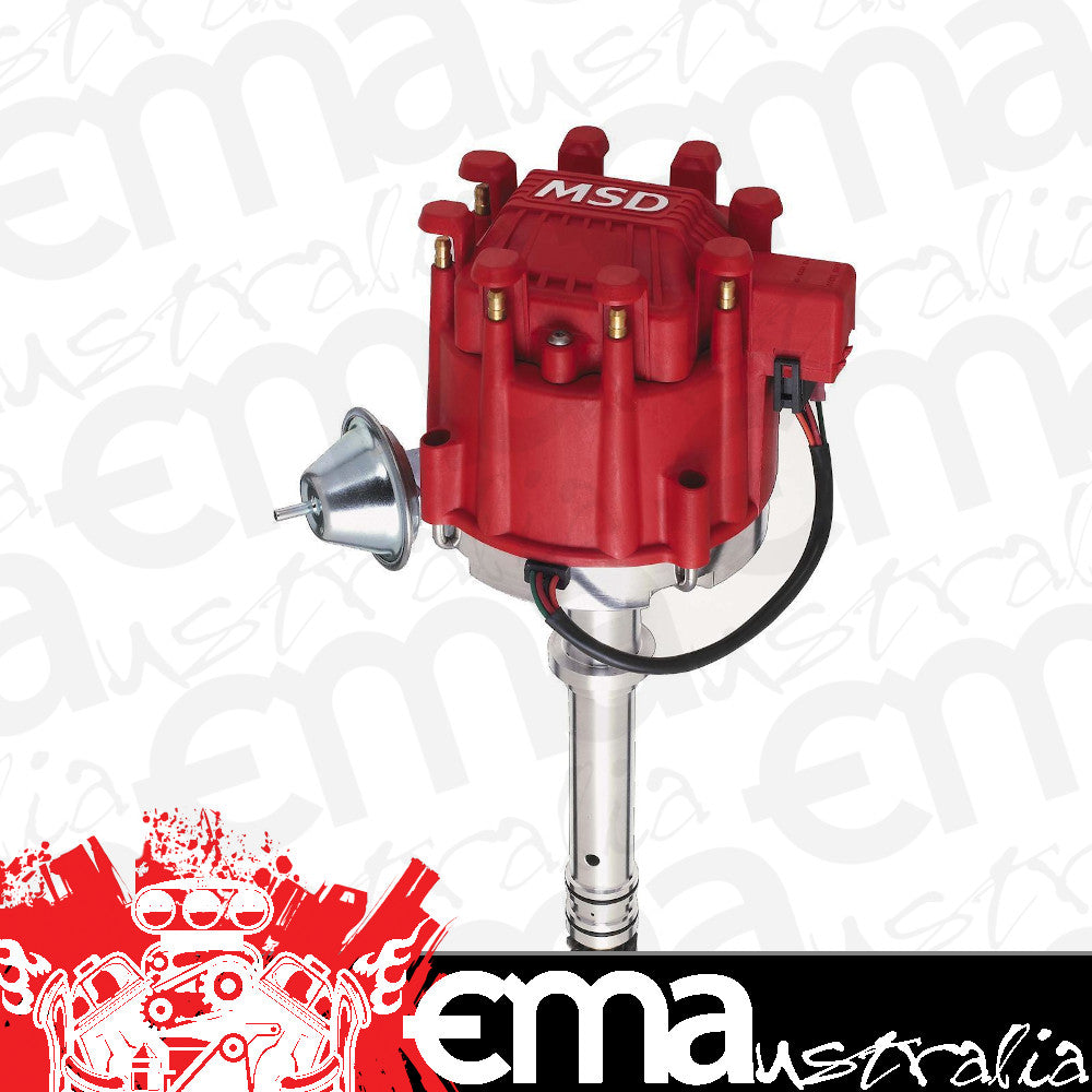 MSD Ignition MSD8365 Chev V8 Pro-billet Hei Distributor Vac Pickup/advance Adj Rev Limit