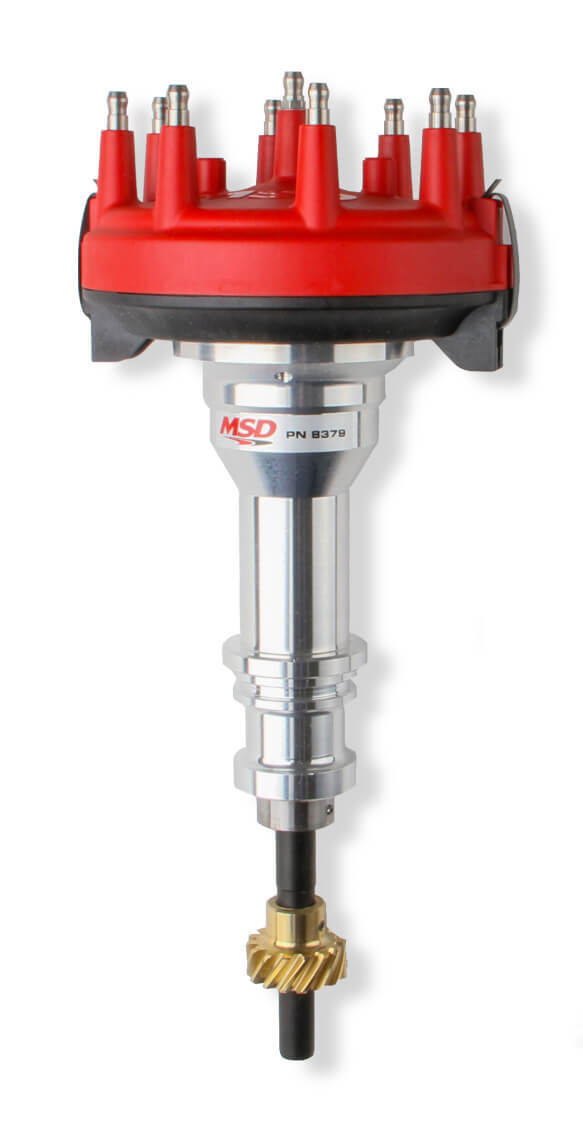 MSD Ignition MSD8379 Ford 289-302W V8 Crank Trigger Distributor Red Cap