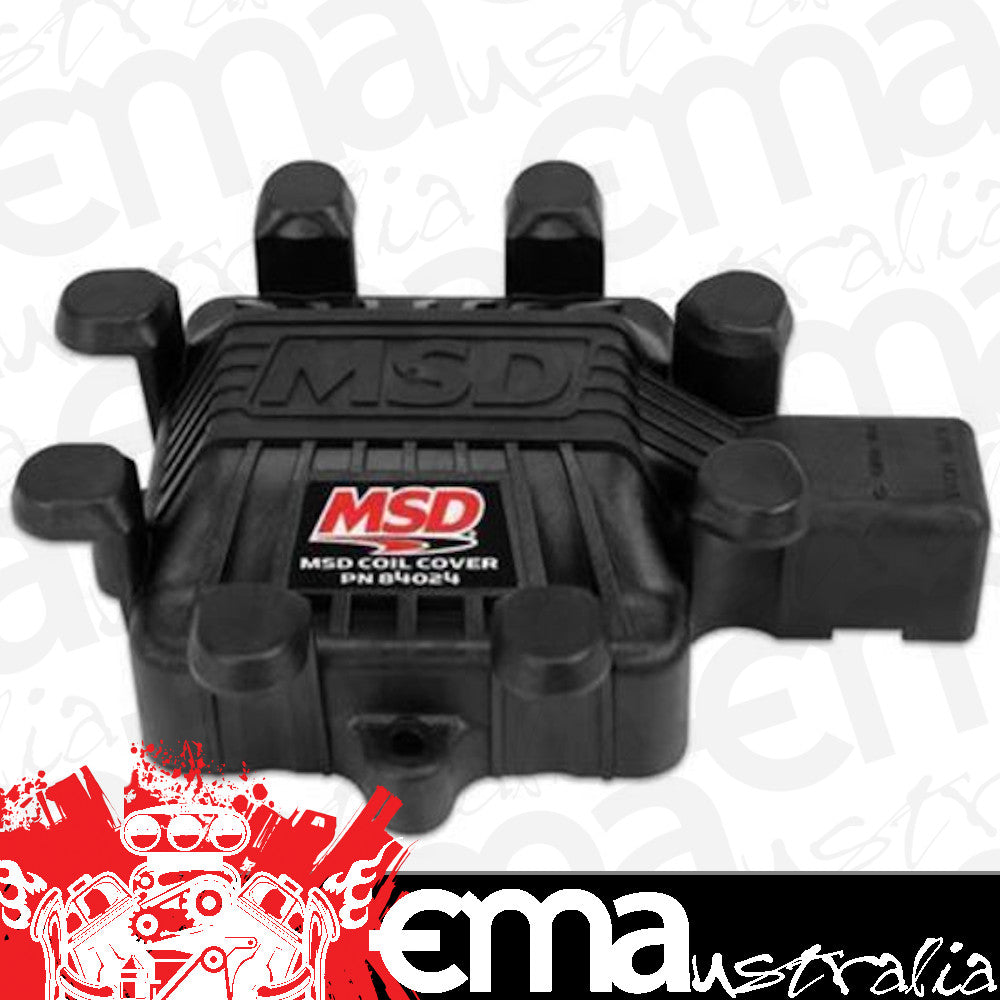MSD Ignition MSD84024 Blk. Ext. Output Dust Cvr.Int Coil Cap