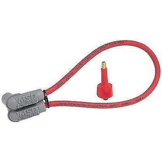MSD Ignition MSD84039 Replacement Superconductor Coil Lead 18" Long Male HEI 90Ç÷ Boots