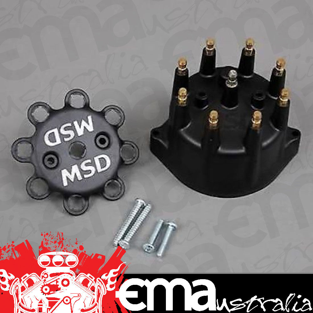 Chev HEI Distributors, MSD Pro Billet Chev Distributors Extra Duty Distributor Cap Chevrolet MSD Ignition MSD84313
