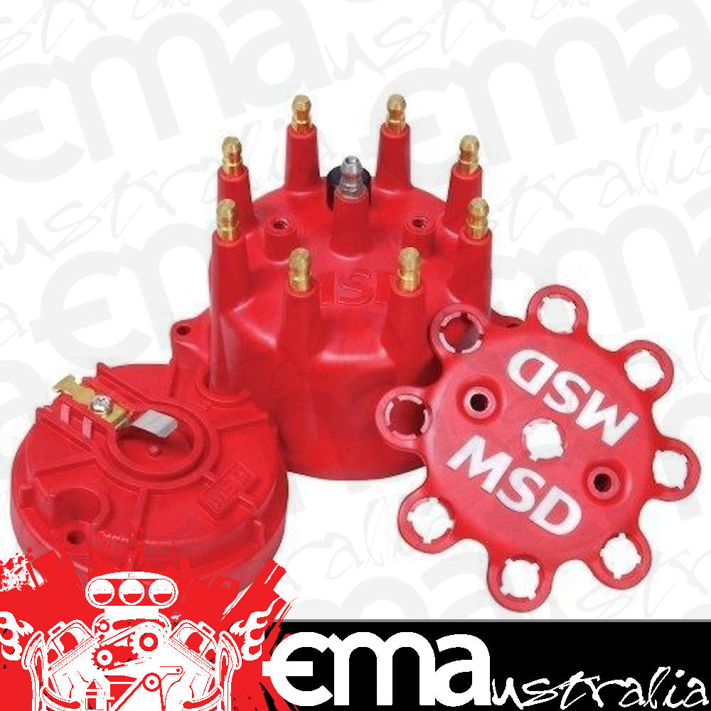 MSD Ignition | MSD84315 | Distributor Cap & Rotor Kit suit Small Diameter Pro Billet Dizzy