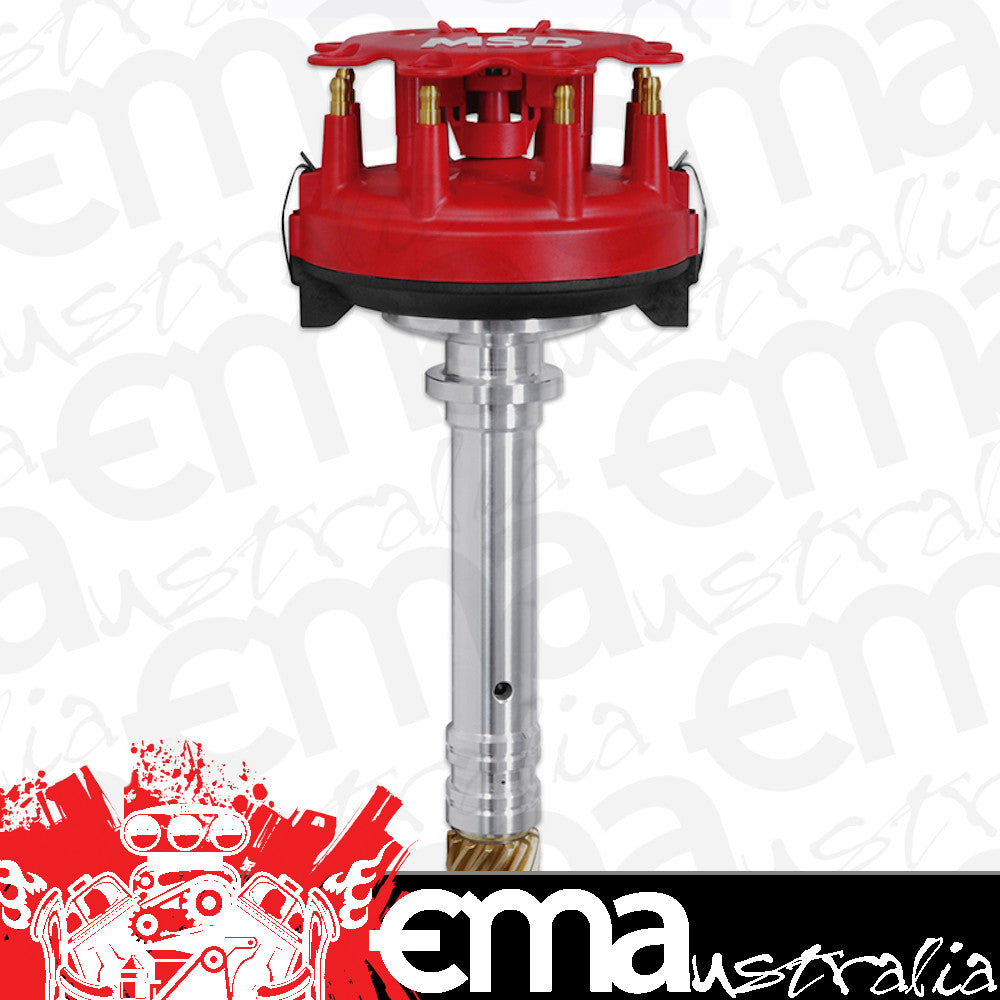 MSD Ignition MSD84697 Pro-Billet Crank Trigger Distributor (Small/Big Block Chevy Low Profile Design)