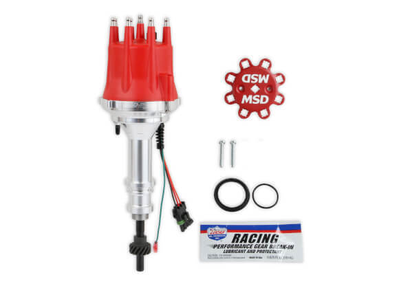 MSD Ignition MSD85031 E-Curve Pro-Billet Distributor suits Ford 289-302W V8 Steel Gear