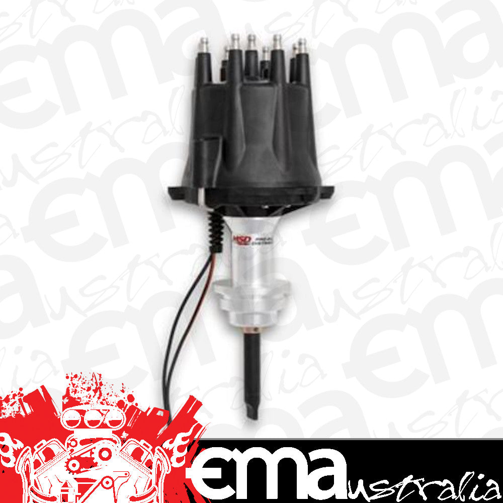 MSD Ignition MSD85345 Distributor Chrysler 318 360 W/Black Cap