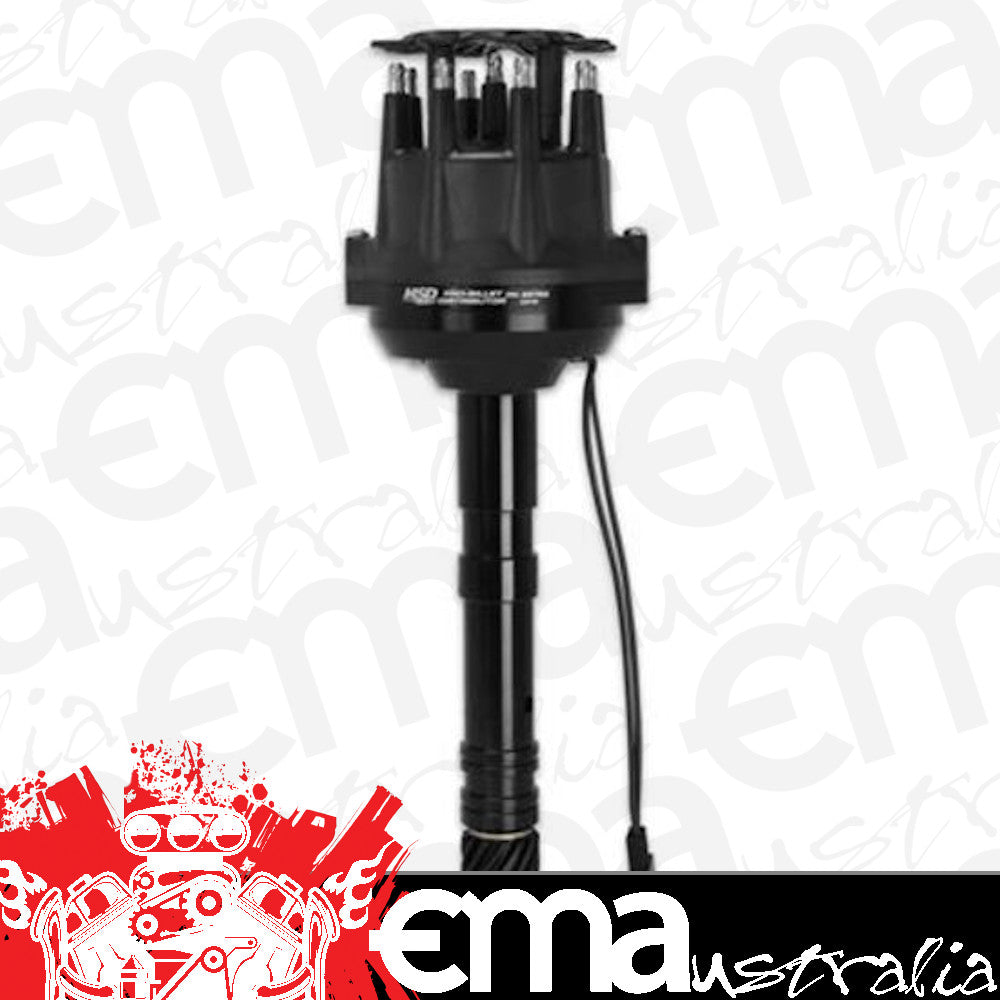 MSD Ignition MSD85703 Black Distrib Chevy V8 Smallcapbase