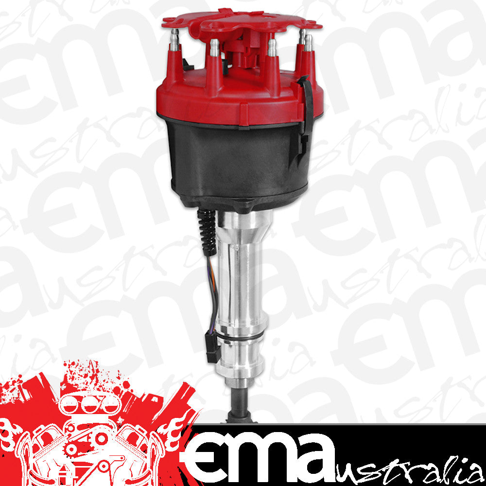 MSD Ignition MSD85801 Billet Distributor (Ford 302-351C 351M 400 429 460 Magnetic Trigger Mechanical Advance w/ Steel Gear)