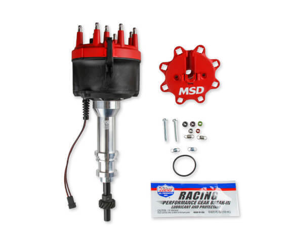 MSD Ignition MSD858051 Pro Billet Distributor Mag Trigger Ford V8 351C 460 Steel Gear