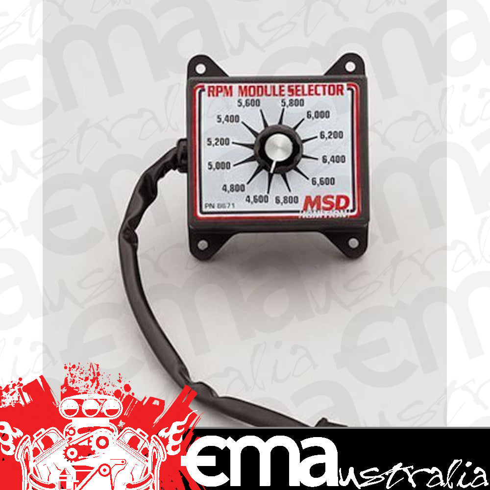 MSD Ignition MSD8671 RPM Module Selector 4600-6800 200 RPM Increments suits