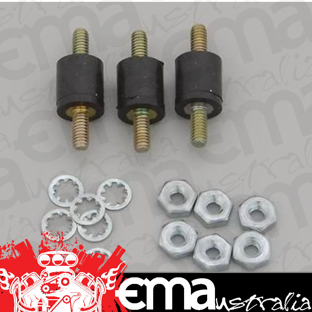 MSD Ignition MSD8825 Vibration Mounts Set Of 3 To suit MSD8201 Pro Power Coil