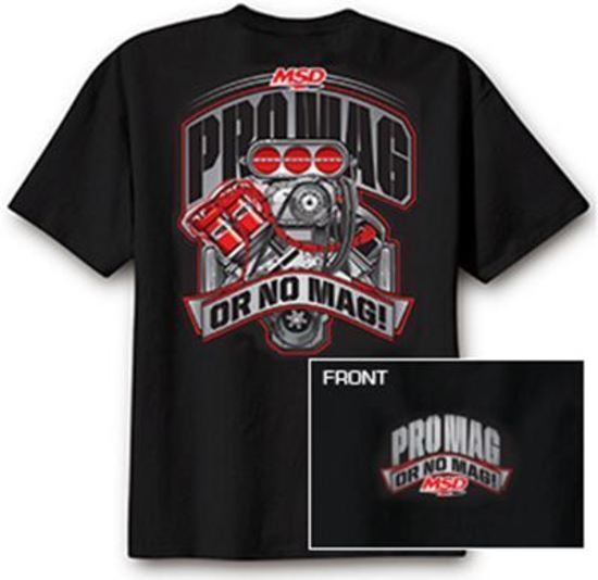 MSD Ignition MSD9513-SHIRT Pro-Mag Black T-Shirt