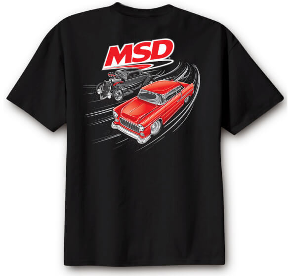 MSD Ignition MSD95146 T-Shirt "Street Race" Xxlarge - Blk