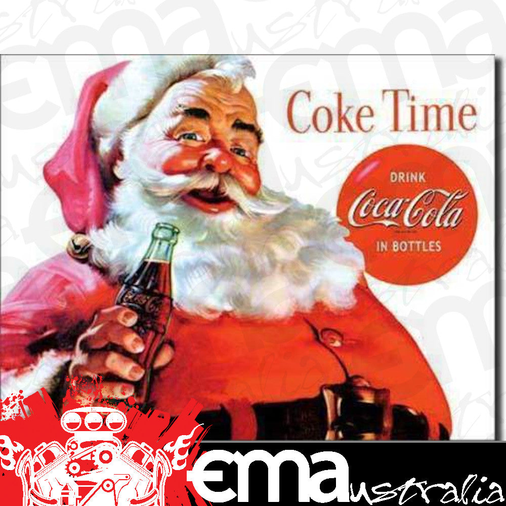 Metal Signs MSI-1046 Sign Santa Coke Time 16"x 12.5"