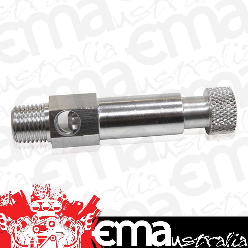 Aeroflow AF49-2000S Adjustable Air Bleed Inj Hat Silver Easy to Adj Air Mixture