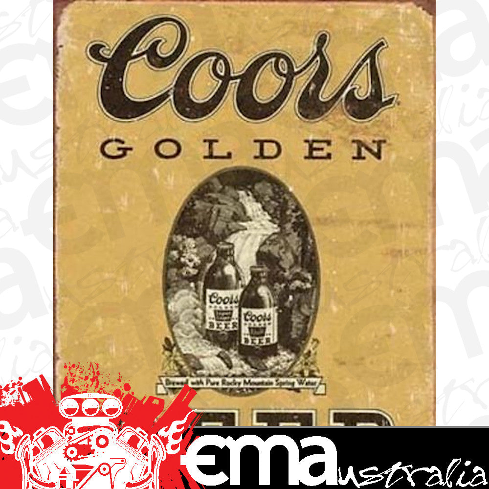 Metal Signs | MSI-1648 | Sign Coors Golden Beer 16" x 12.5"