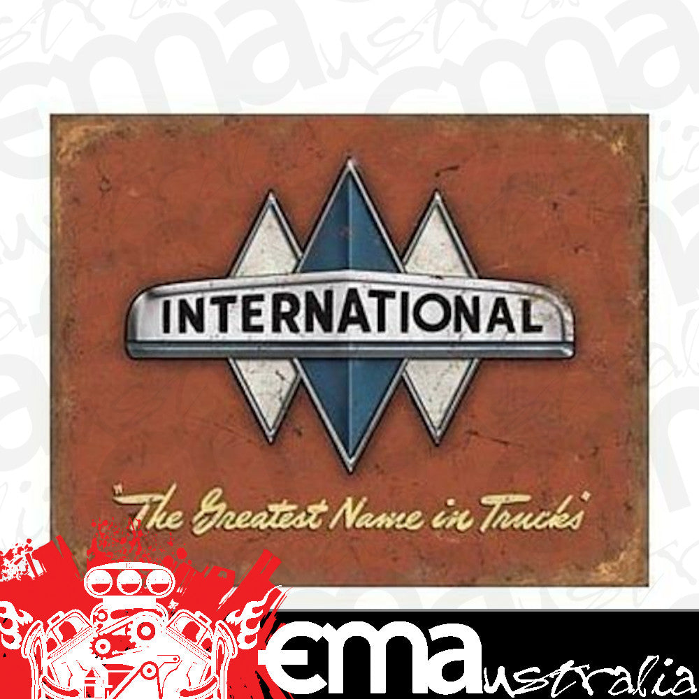 Metal Signs MSI-1675 Sign International Truck Logo 16" x 12.5"