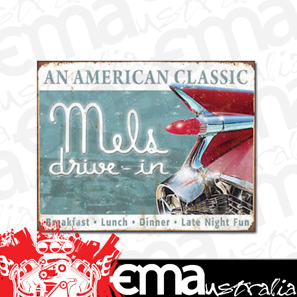 Metal Sign MSI-1677 Mels Drive-in 16" x 12.5"