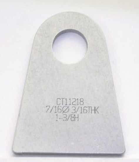 Meziere MZCT11212C Meziere Flat Weld On Chassis Tabs 1/8" Thick 7/16" Hole 4 Pack