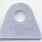 Meziere MZCT11612C Meziere Flat Weld On Chassis Tabs 1/8" Thick 5/16" Hole 4 Pack