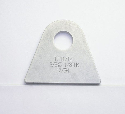 Meziere MZCT11712B Meziere Flat Weld On Chassis Tabs 1/8" Thick 3/8" Hole 20 Pack
