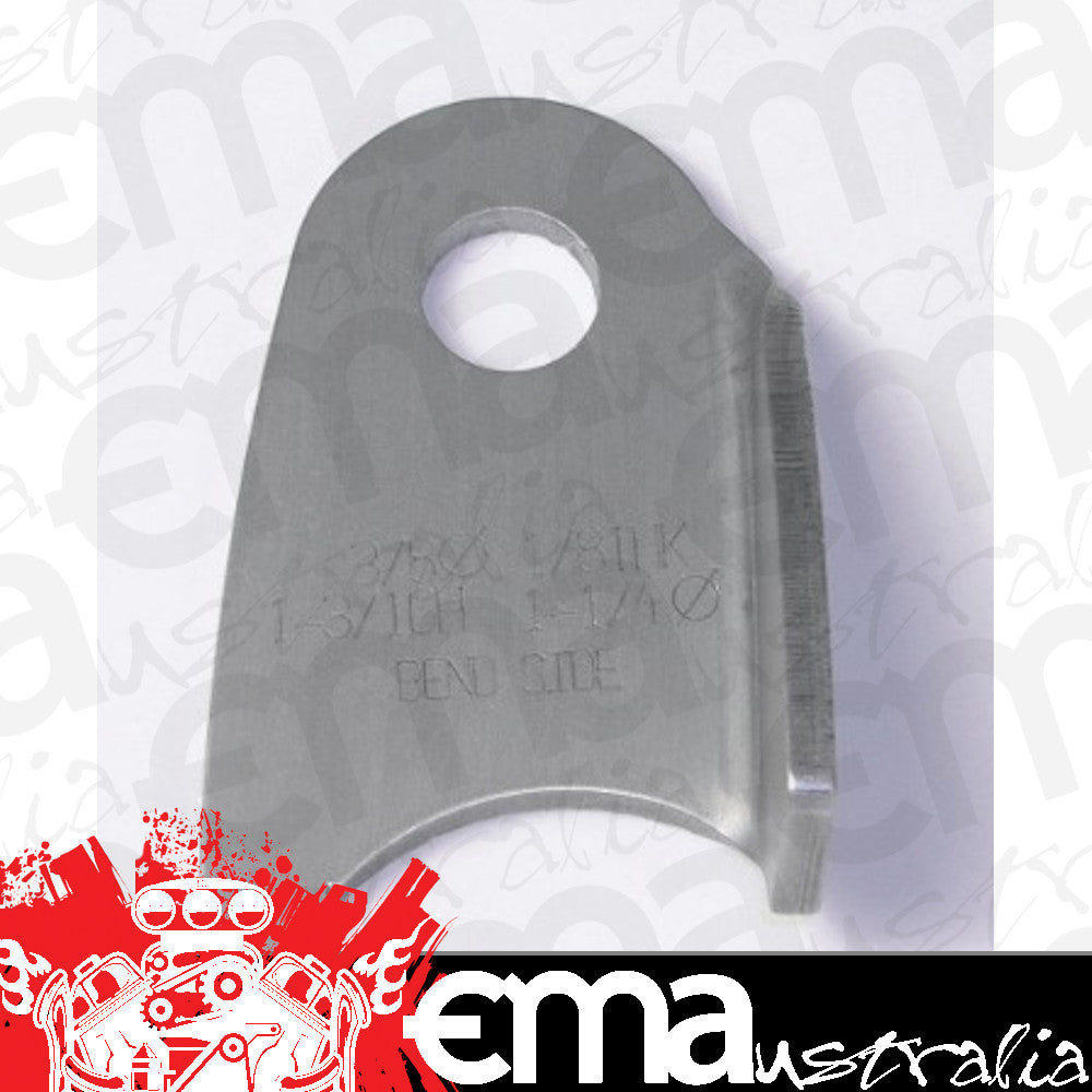 Meziere MZCT30312C Weld-On Tab Bent Right 4130 Steel suit 1-1/4" Tube w/ 3/8" Hole Qty: 2