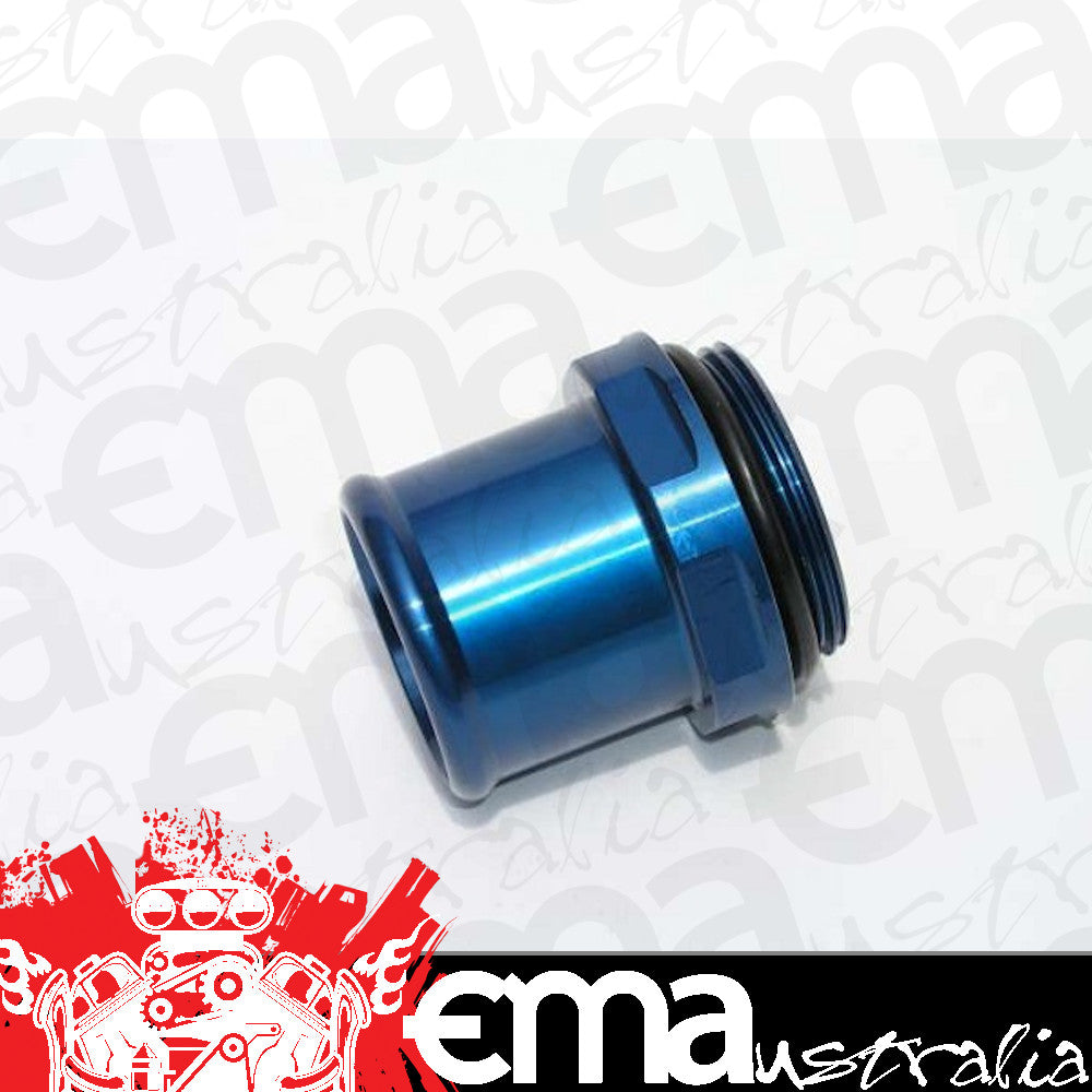 Meziere MZWN0032B Water Neck Fitting for 1-1/2" Hose Blue Finish