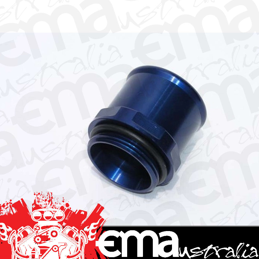 Meziere MZWN0033B Water Neck Fitting for 1-3/4" Hose Blue Finish