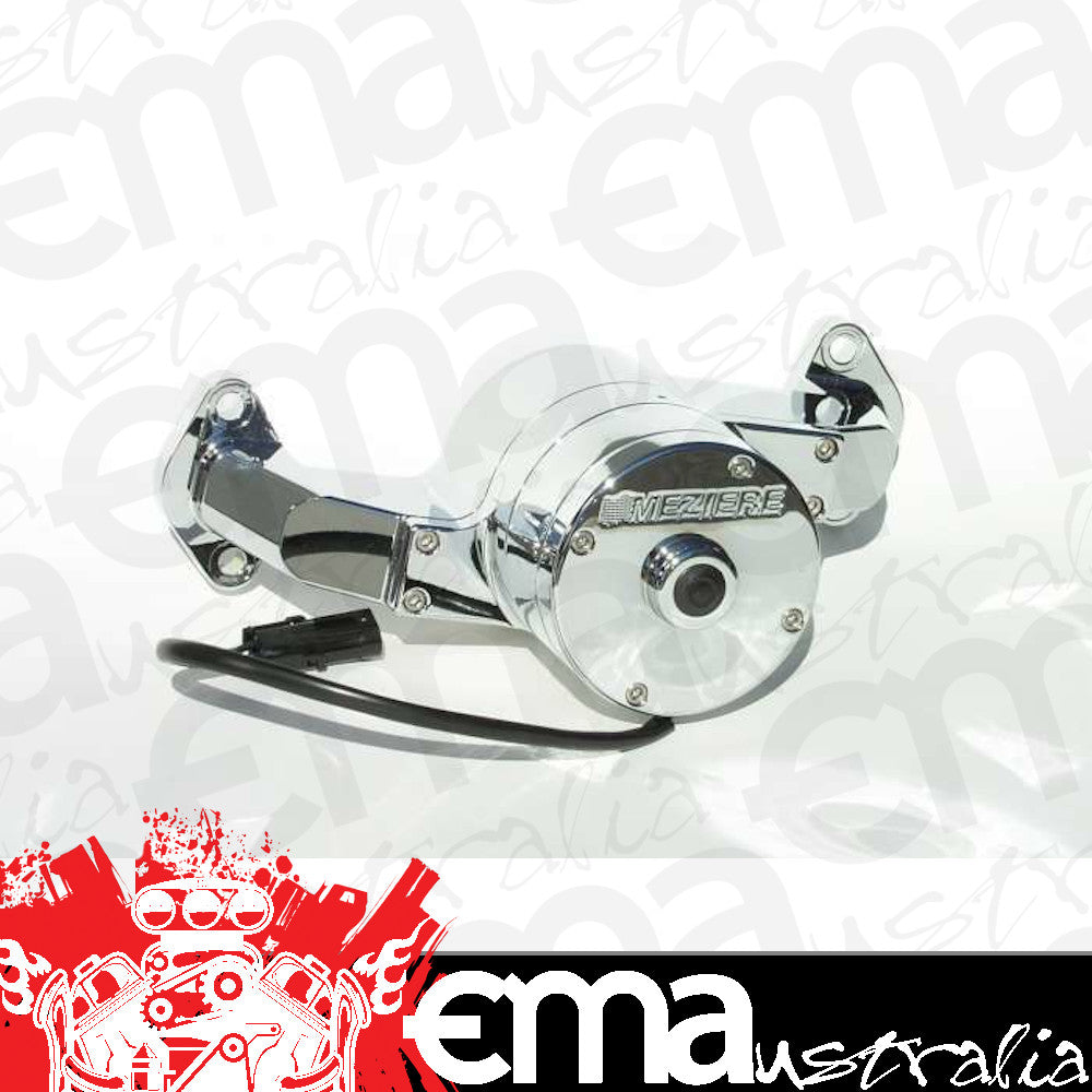 Fits Chev Big Block Mark IV 396-454 C.I.D. & GenV/VI 454 C.I.D.Pump Material:Aluminum 100 Series Electric Water Pump 35Gpm BB Chrome Meziere MZWP100C