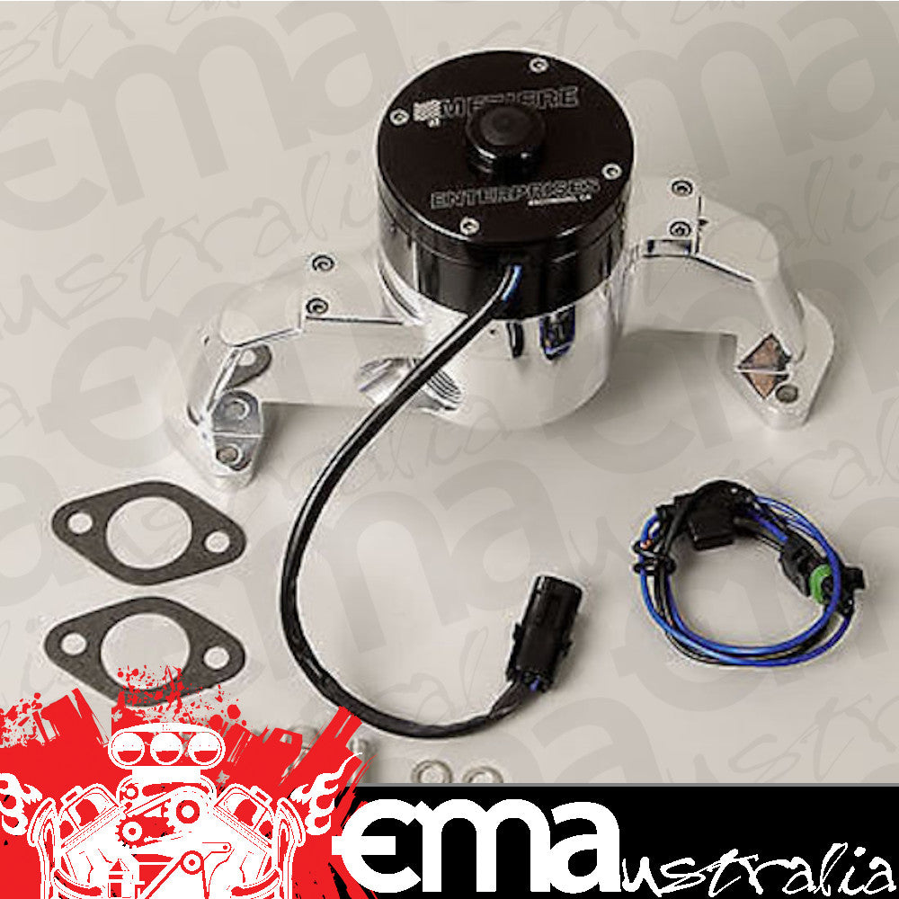 Fits Chev Big Block Mark IV 396-454 C.I.D. & GenV/VI 454 C.I.D BB Heavy Duty Electric Water Pump 42Gpm Polished Meziere MZWP100UHD