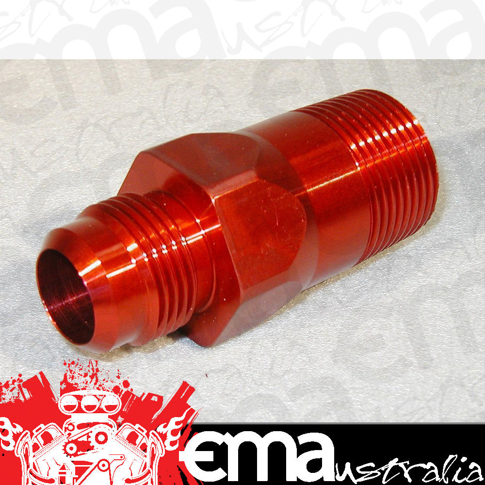 Meziere MZWP1012R Meziere Inlet Fitting 1" Npt Male to -12 An Male Alloy Red
