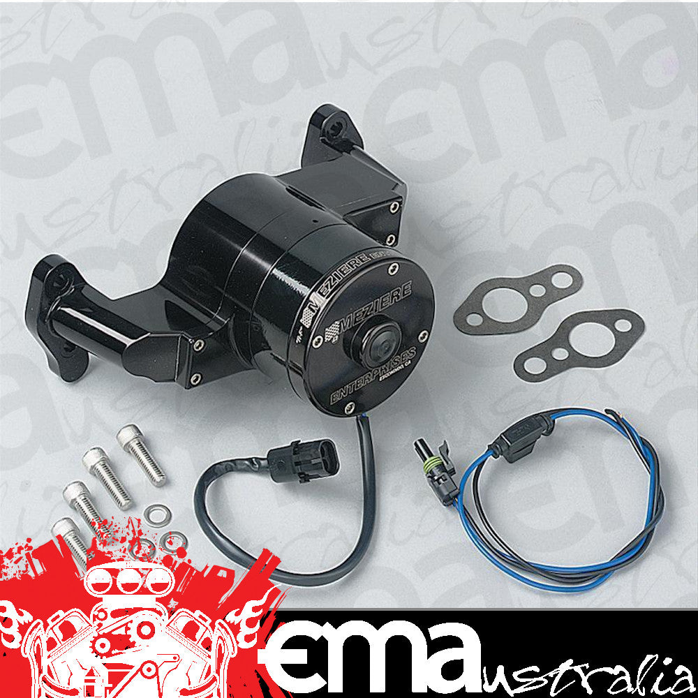 Meziere MZWP101S Meziere 100 Series Electric Water Pump 35Gpm Chev SB 262-400 Black