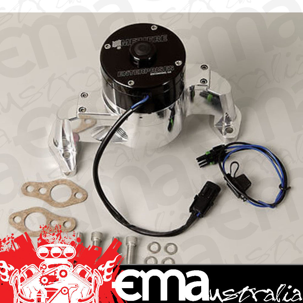 Meziere MZWP101U Meziere Chev SB 262-400 100 Series Electric Water Pump 35Gpm Polished