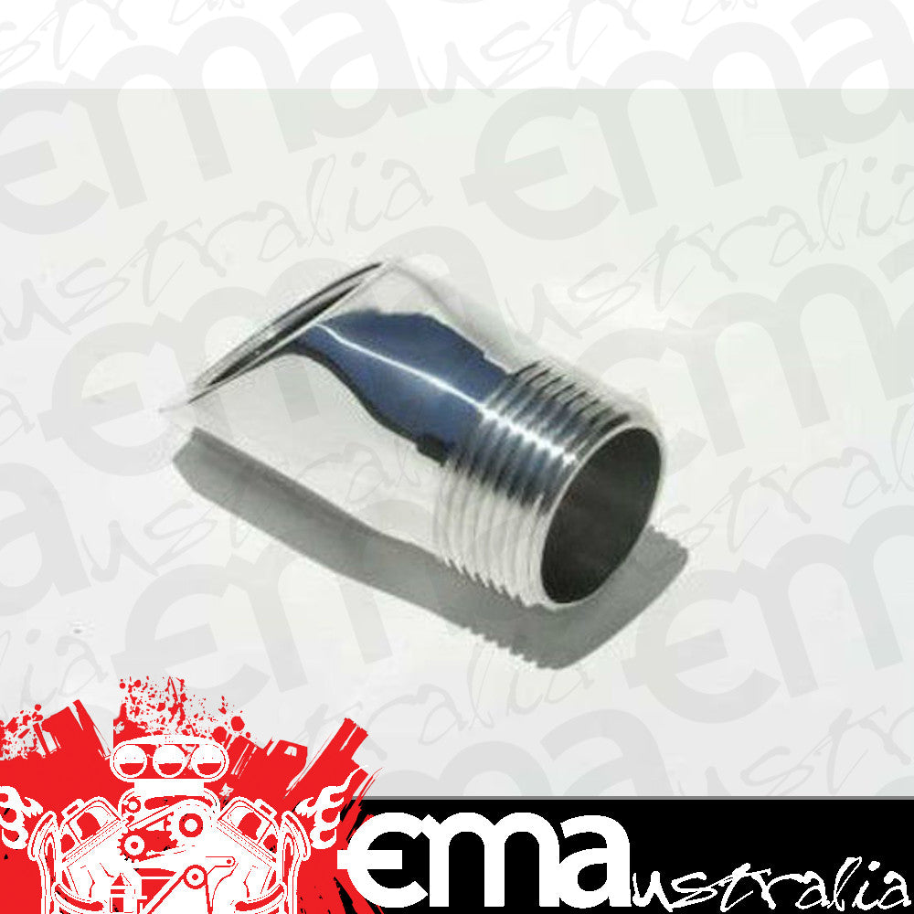 Meziere MZWP1045C Meziere 45¡ Inlet Fitting Adapter 1" Npt Male to 1" Npt Female Chrome