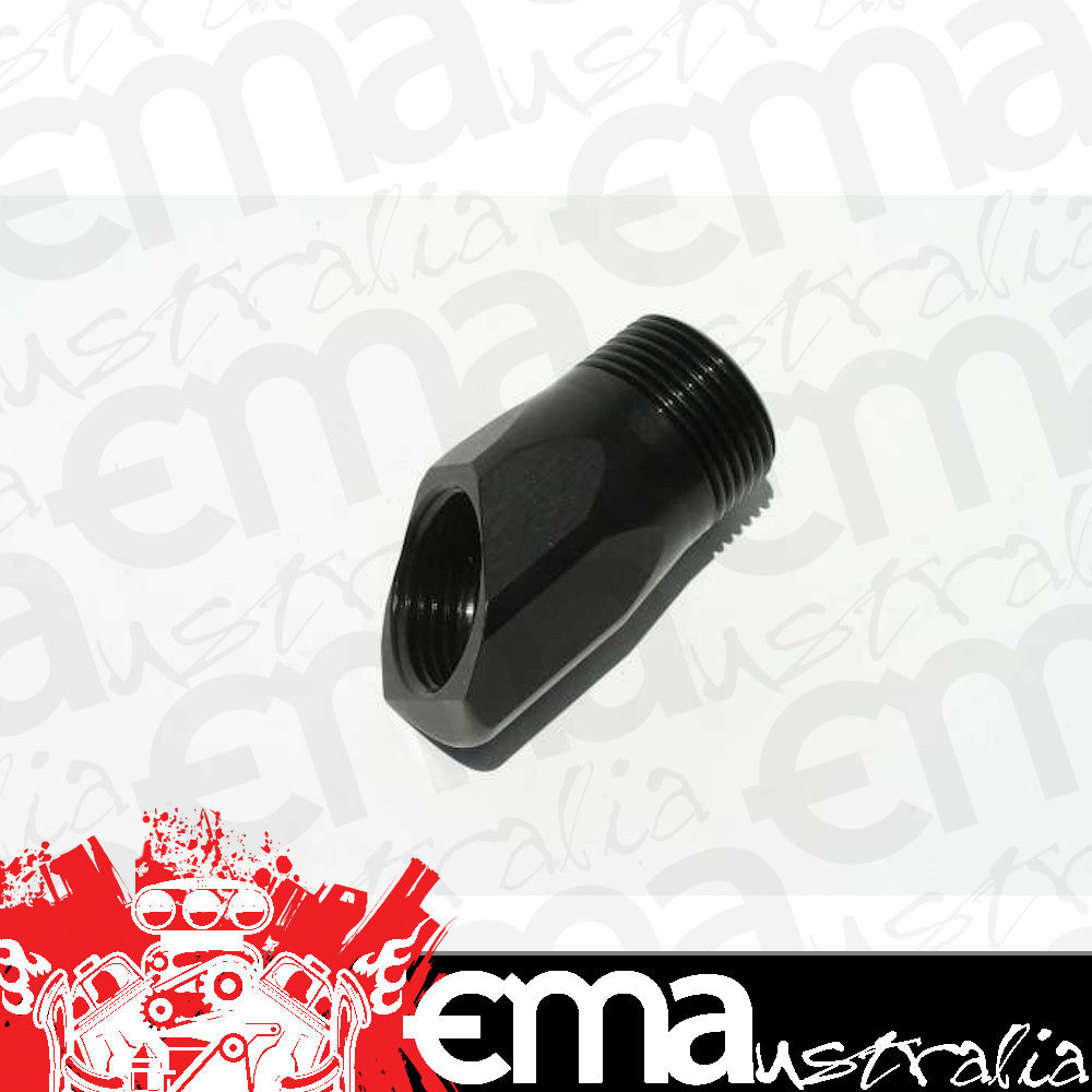 Meziere MZWP1045S Meziere 45¡ Inlet Fitting Adapter 1" Npt Male to 1" Npt Female Black