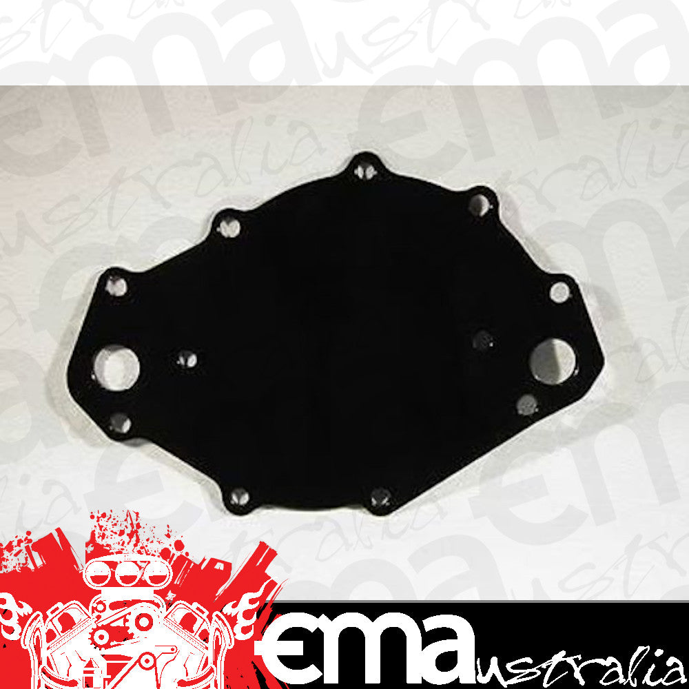 Meziere MZWP109S Meziere Electric Water Pump Backing Plate Ford BB 429/460 Alloy Black