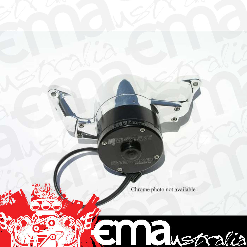 Fits Small Block Ford Windsor, Cleveland and 5.0 models before 1994 100 Series Electric Water Pump 35Gpm V8 Chrome Meziere MZWP111C