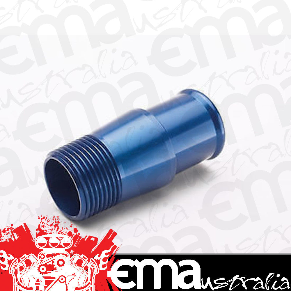Meziere MZWP1125B Meziere Straight 1" Npt Male to 1-1/4" Short Hose Fitting Blue