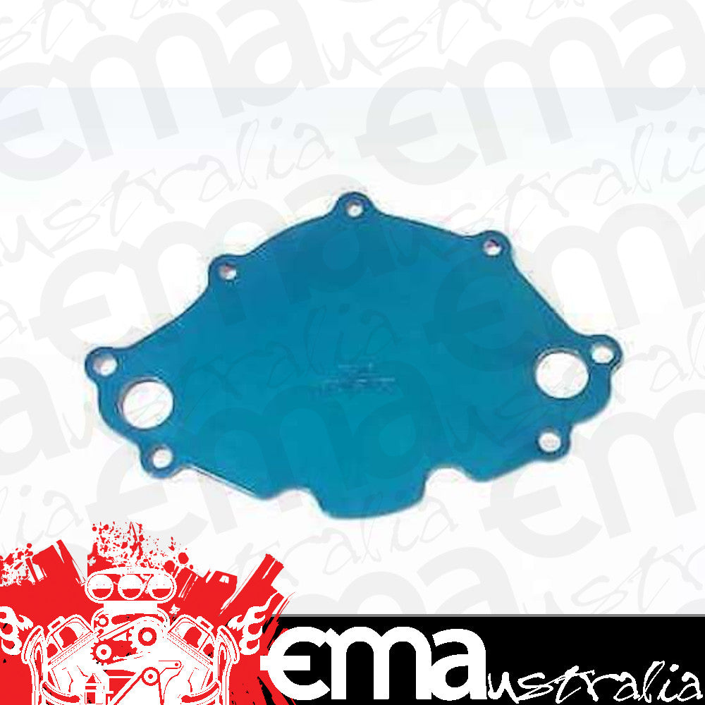 Suits early Ford Small Block Windsor 221-289CID V8 Electric Water Pump Backing Plate suit SB 289W Blue Meziere MZWP112B