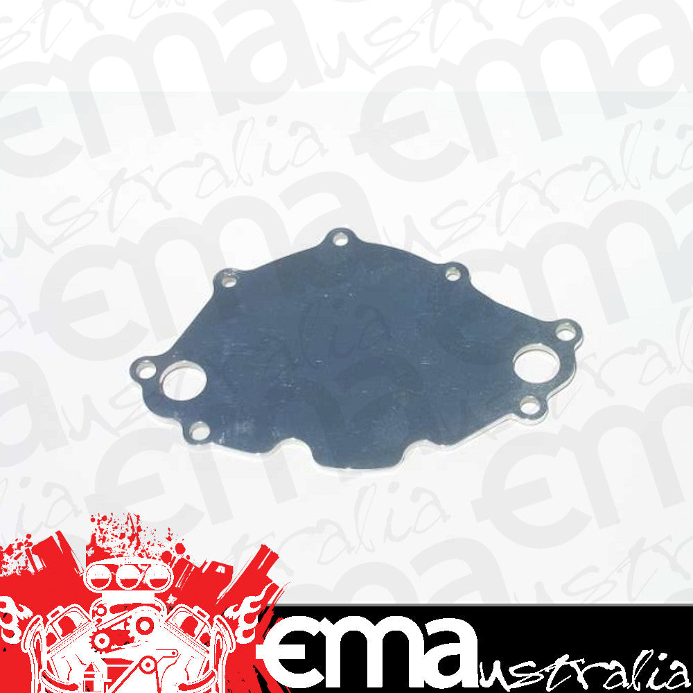 Suits early Ford Small Block Windsor 221-289CID V8 Backing Plate Polished Finish 221/289 Mates to Wp111 Pump Meziere MZWP112U