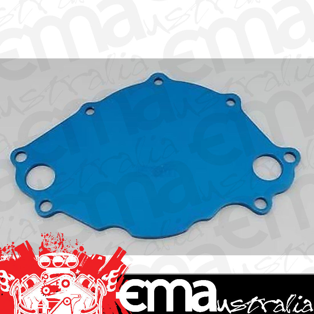 Meziere MZWP113B Meziere Ford SB 289-351W Electric Water Pump Backing Plate Blue