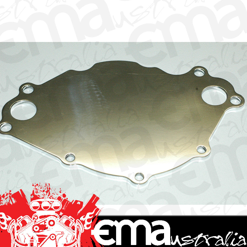 Meziere | MZWP113U | Elec Water Pump Billet Backing Plate Ford 289-351W Polished